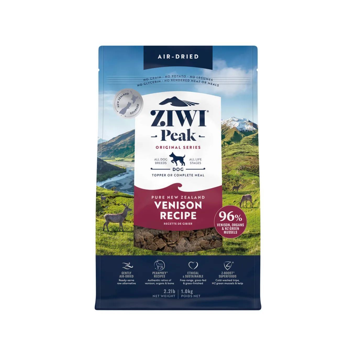 ZiwiPeak Daily Cuisine Grain-Free Air-Dried Dog Food
