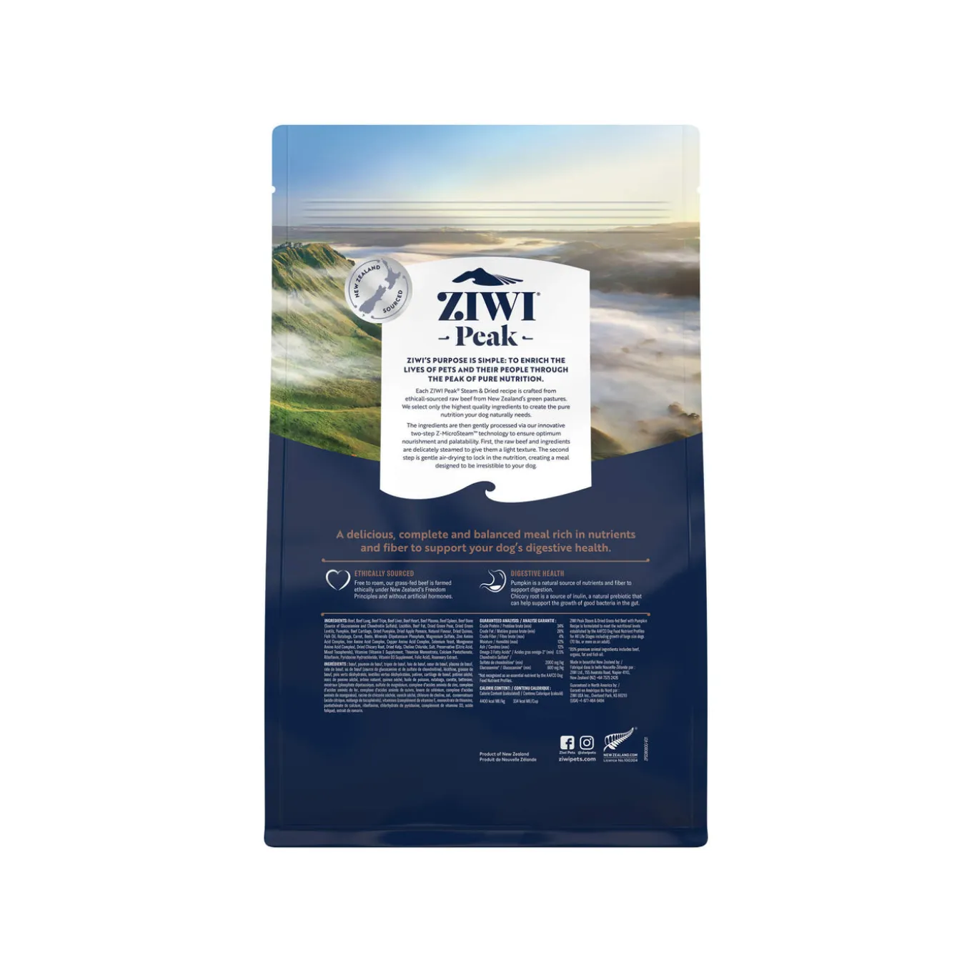 ZiwiPeak Steam & Dried Dog Food