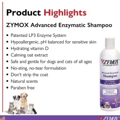 Zymox Advanced Enzymatic Dry or Itchy Skin Shampoo for Dogs & Cats