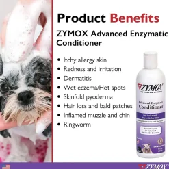 Zymox Advanced Enzymatic Dry or Itchy Skin Conditioner for Dogs & Cats
