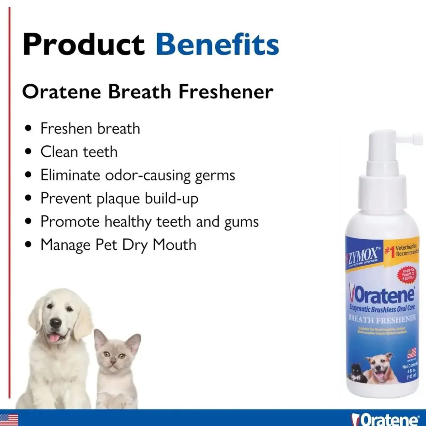 Zymox Brushless Enzymatic Breath Freshener for Dogs