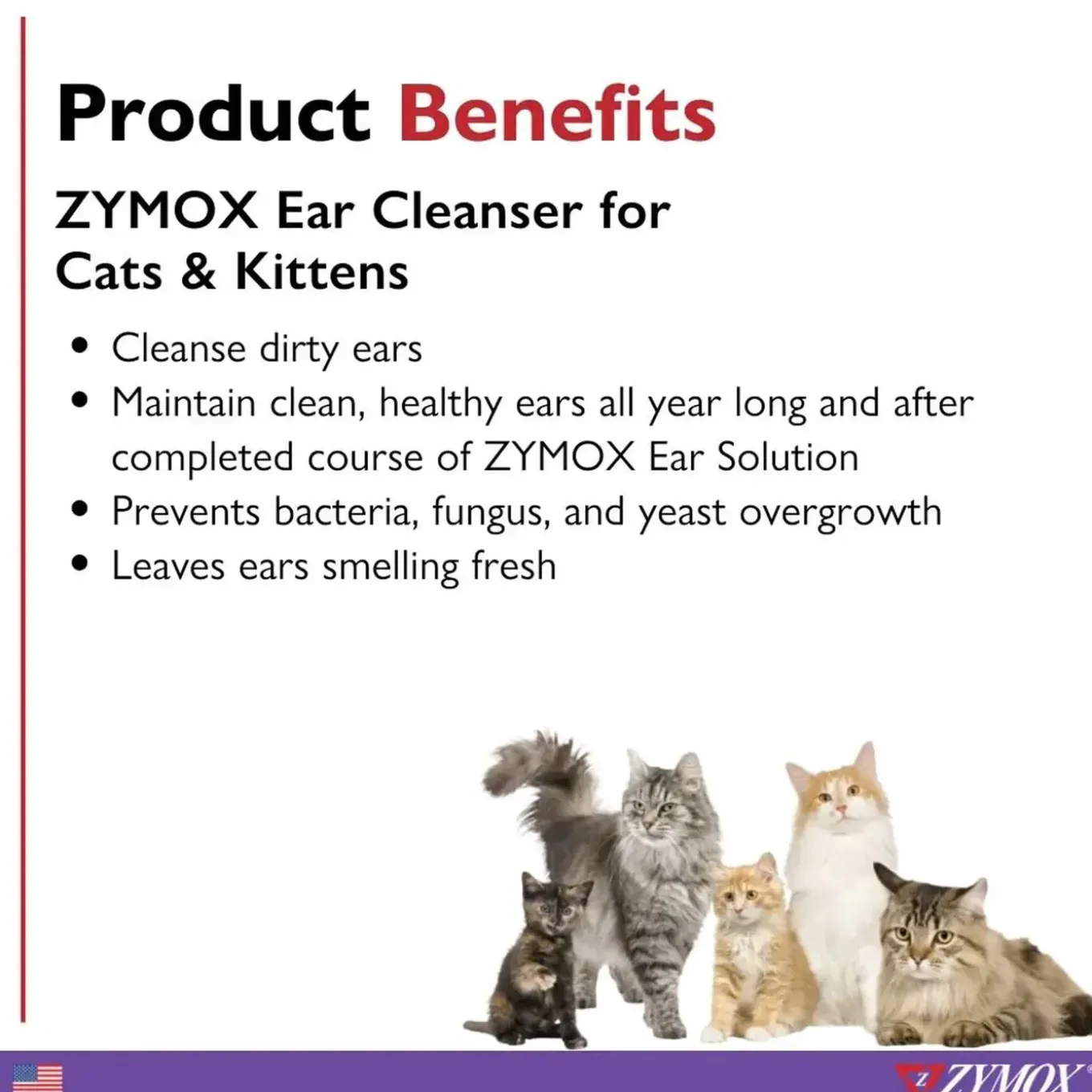 Zymox Enzymatic Ear Cleanser for Cats & Kittens