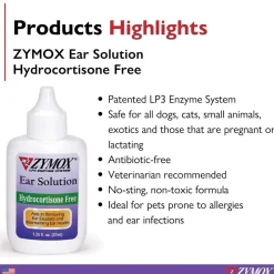 Zymox Enzymatic Ear Solution for Dogs & Cats