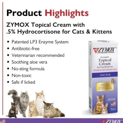 Zymox Enzymatic Topical Cream with Hydrocortisone for Cats & Kittens