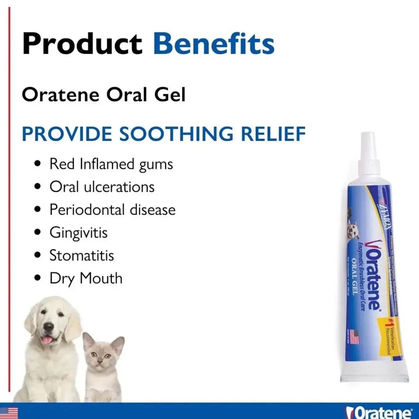 Zymox Oratene Antiseptic Oral Gel for Dogs